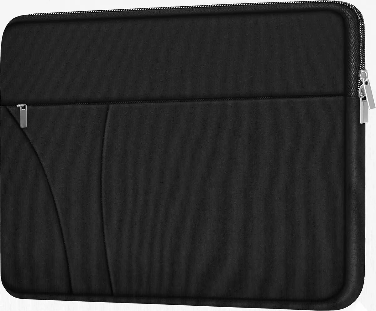  JOCYRN 14 inch Laptop Sleeve Neoprene Black with Pocket — product photo
