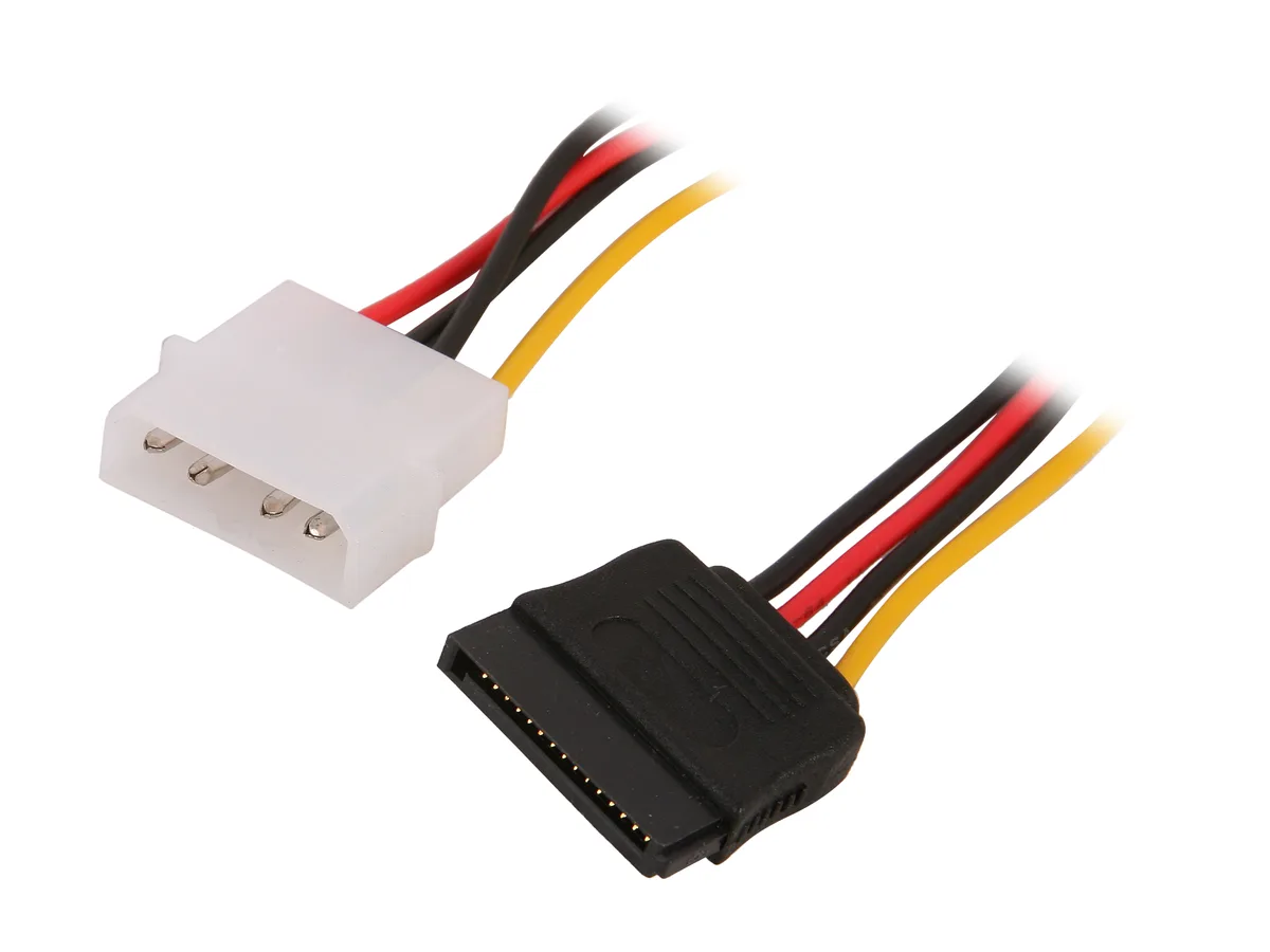 Syba Syba SY-PWCB-SATA Molex 4-pin to 15-pin SATA Power Cable — product photo