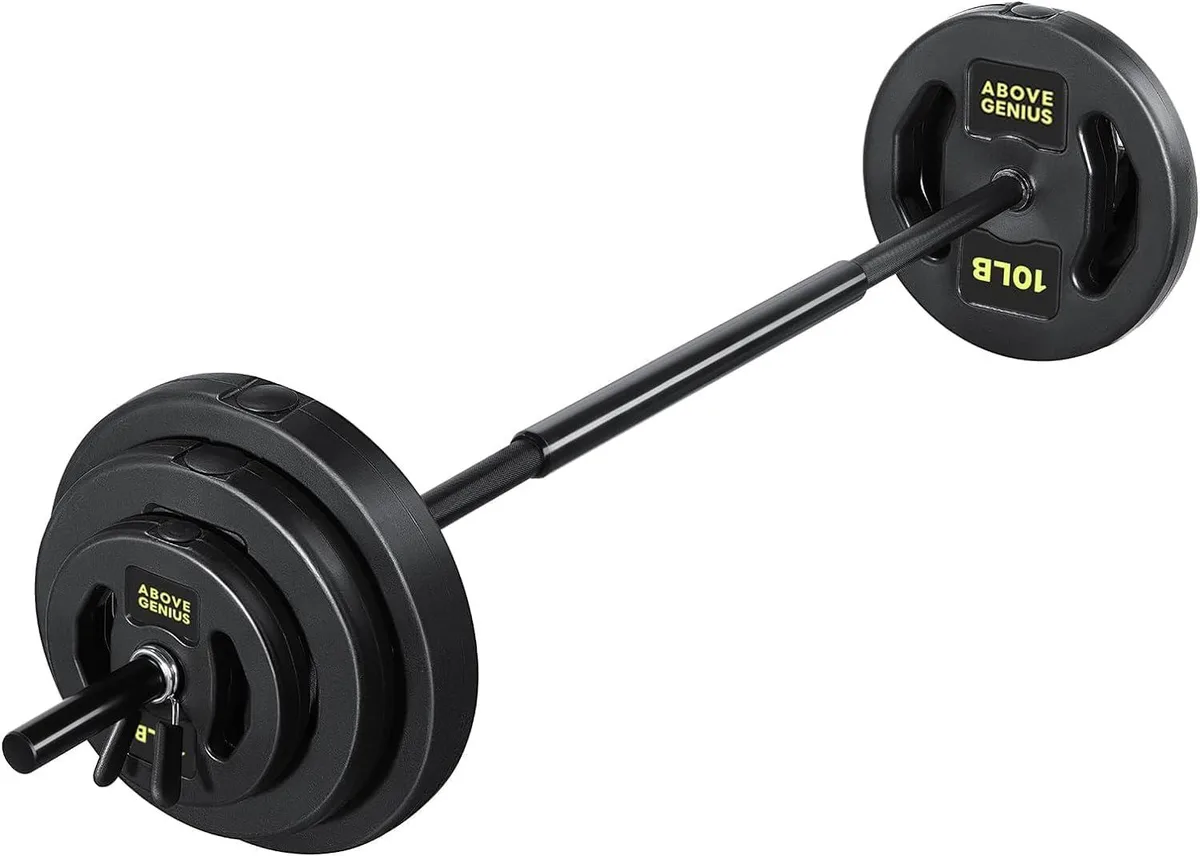 TAURKENAM TAURKENAM 45 LB Adjustable Barbell Weight Set weight training — product photo