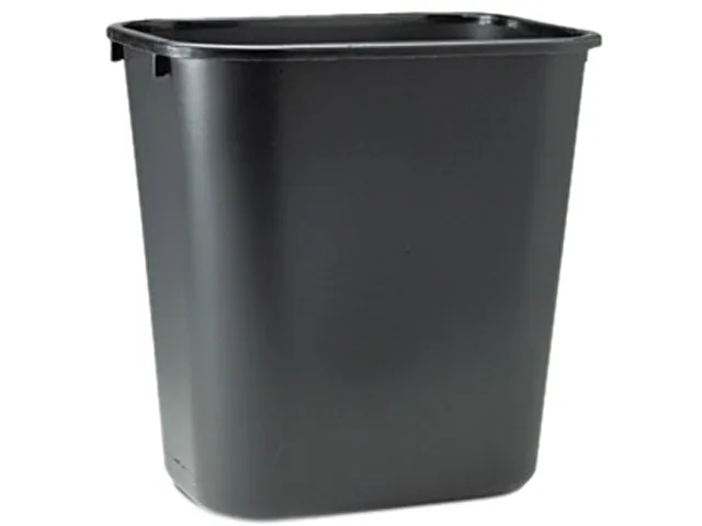 Rubbermaid Commercial Rubbermaid Commercial 295600BK 7 gal Wastebasket Black — product photo