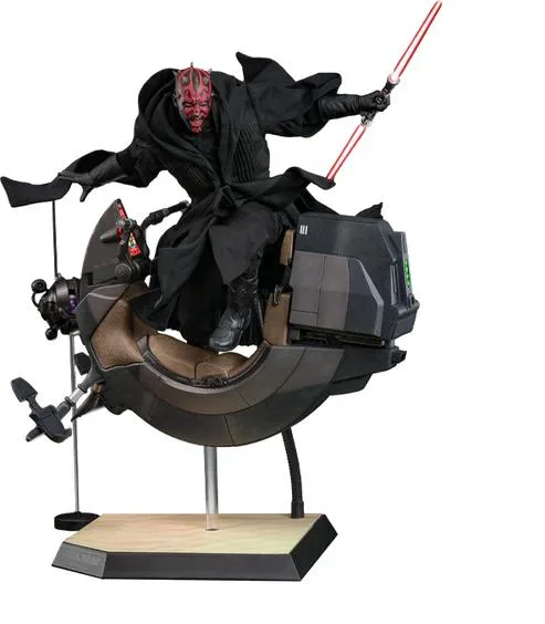 Hot Toys Hot Toys MMS749B Star Wars Darth Maul & Sith Speeder action figure — product photo