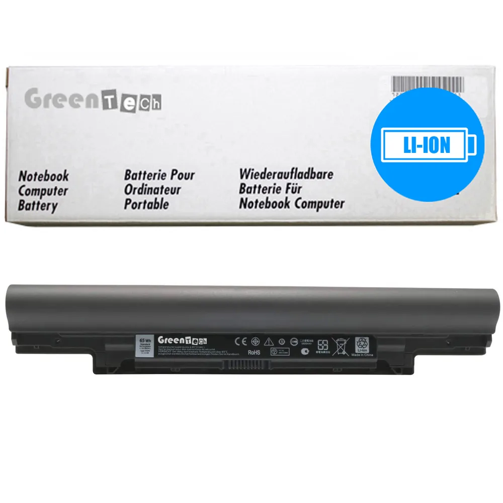 NShi NShi YFDF9 laptop battery 65WHR 11.1V 5856mAh 6-cell Dell Latitude 3340 3350 V131 Gen2 — product photo