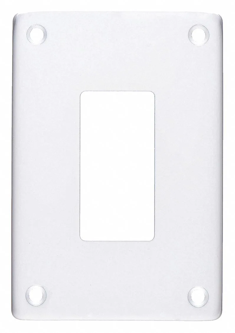 Hubbell Incorporated Hubbell Incorporated Rocker Switch Plate 1-Gang White SWP26 — product photo
