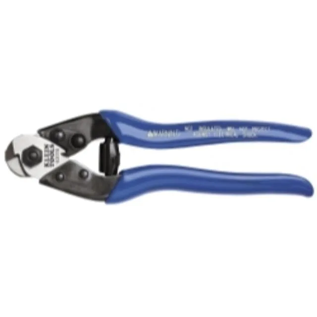 Klein Tools 63016 cable shear with plastic-coated grips and hardened steel blades