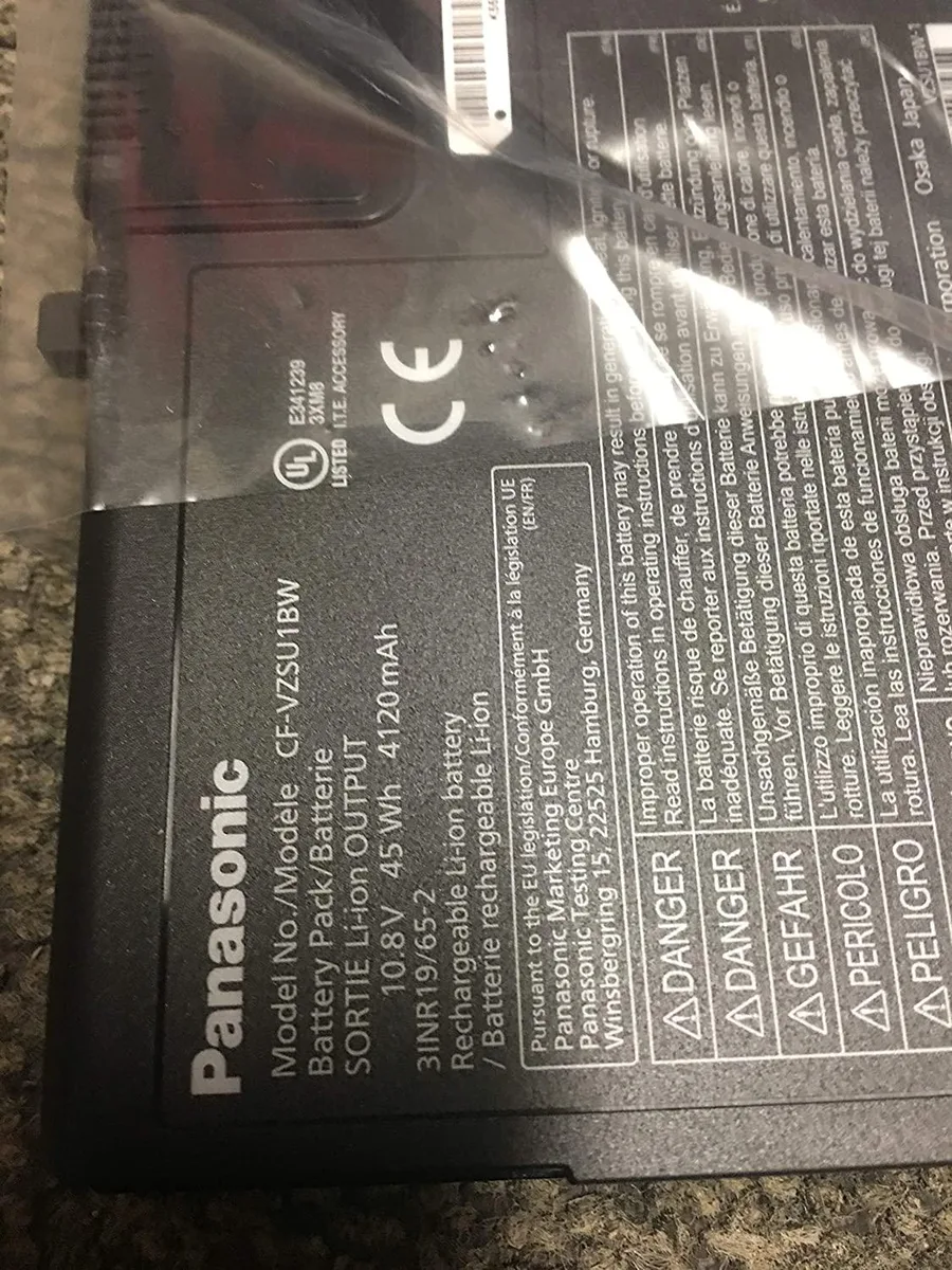 Panasonic Panasonic CF-33 Extended Battery CF-VZSU1BW (Battery Only) — product photo