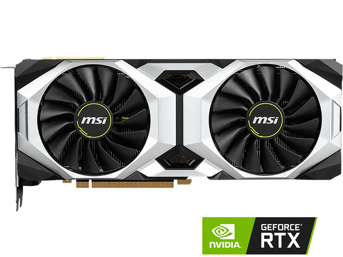 MSI MSI RTX 2080 VENTUS 8G GeForce RTX 2080 graphics card — product photo