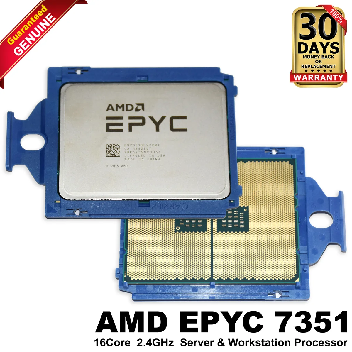 DELL DELL EPYC 7351 16-Core 2.4GHz 64MB SP3 4N6MD laptop replacement part — product photo