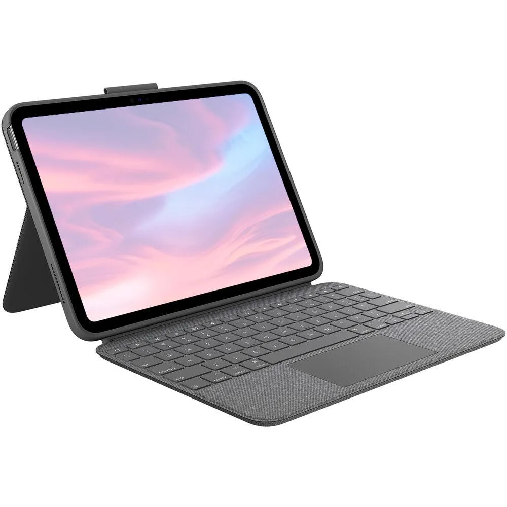 Logitech Logitech Combo Touch iPad Keyboard Case Oxford Gray 10th Gen — product photo