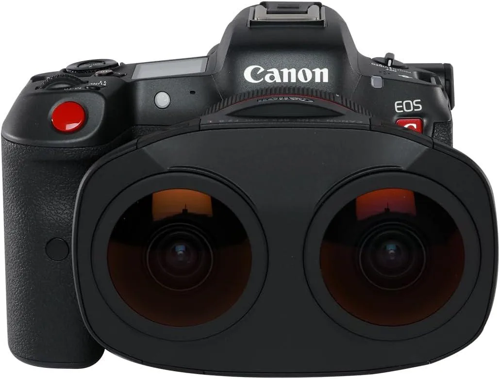 Canon Canon EOS R5 C VR Kit RF5.2mm F2.8 L Dual Fisheye Lens dslr camera — product photo