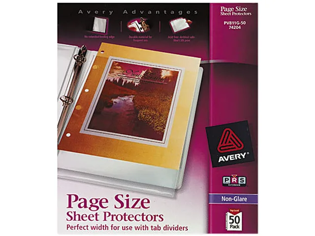 Avery Avery 74204 Sheet Protectors 50 pack 8-1/2" x 11 — product photo