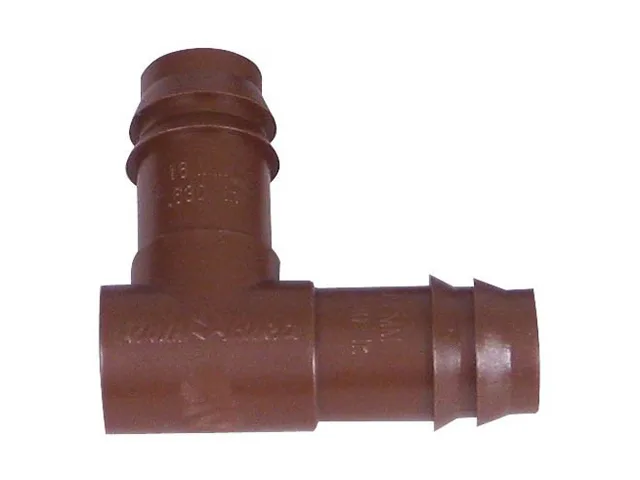 RAINBIRD RAINBIRD BE50-4PK 1/2" Barbed Elbow Drip Irrigation 4-Pack — product photo