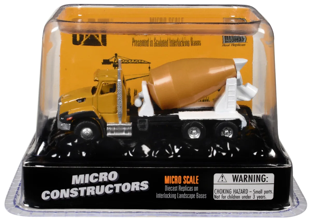 DieCast Masters DieCast Masters CAT CT660 Concrete Mixer Yellow Micro-Constructor Hobby Collectible — product photo