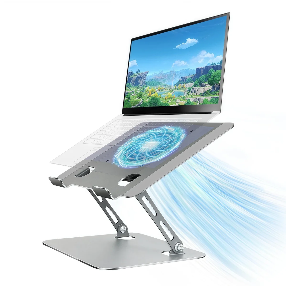  Craftreasure Turbo Cooling-One Key Switch laptop cooling pad — product photo