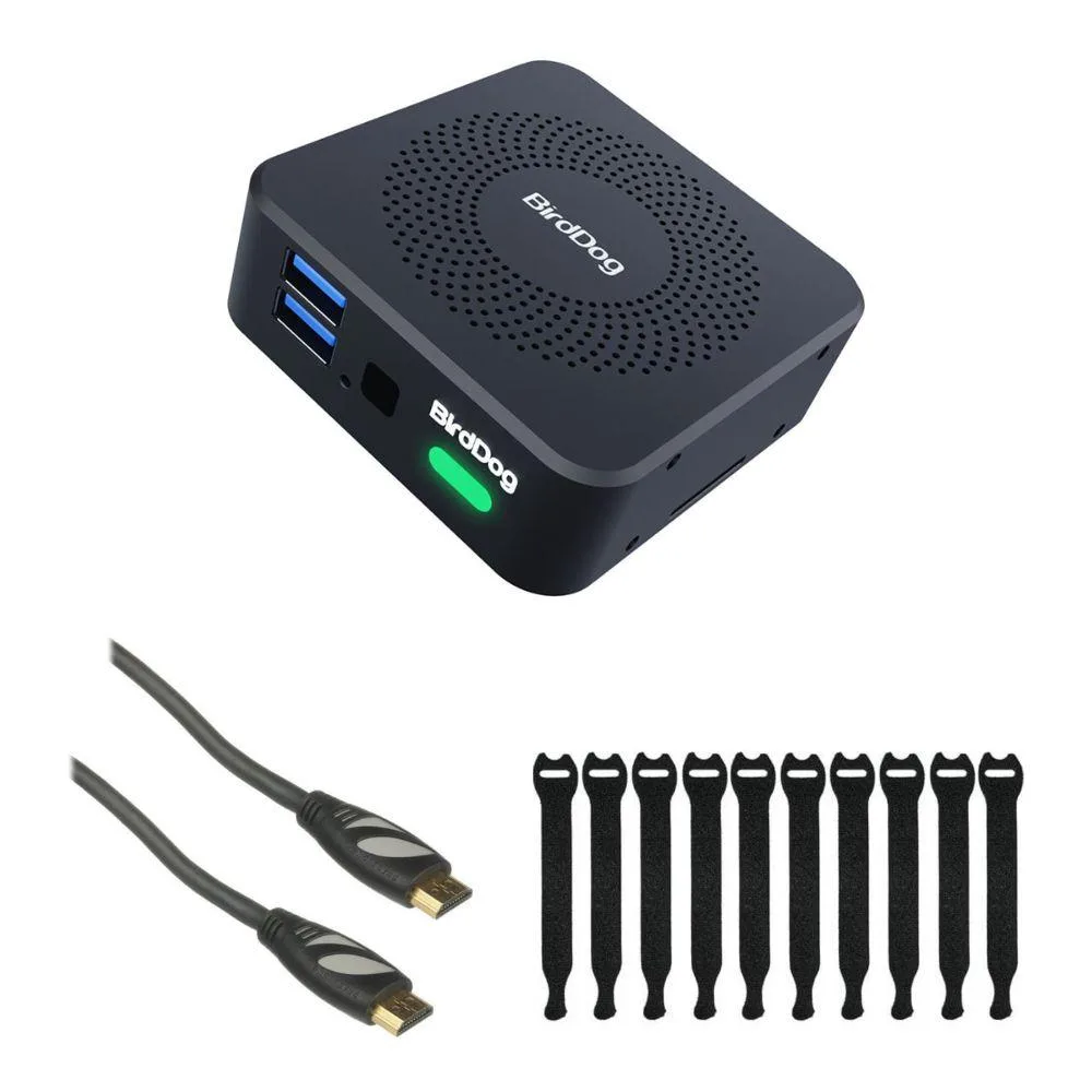 BirdDog BirdDog Play Pro 4K NDI Player Bundle with 6' HDMI Cable and 10-Pack Straps — product photo