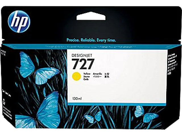 HP HP B3P21A 727 Yellow DesignJet Ink Cartridge 130 ml — product photo