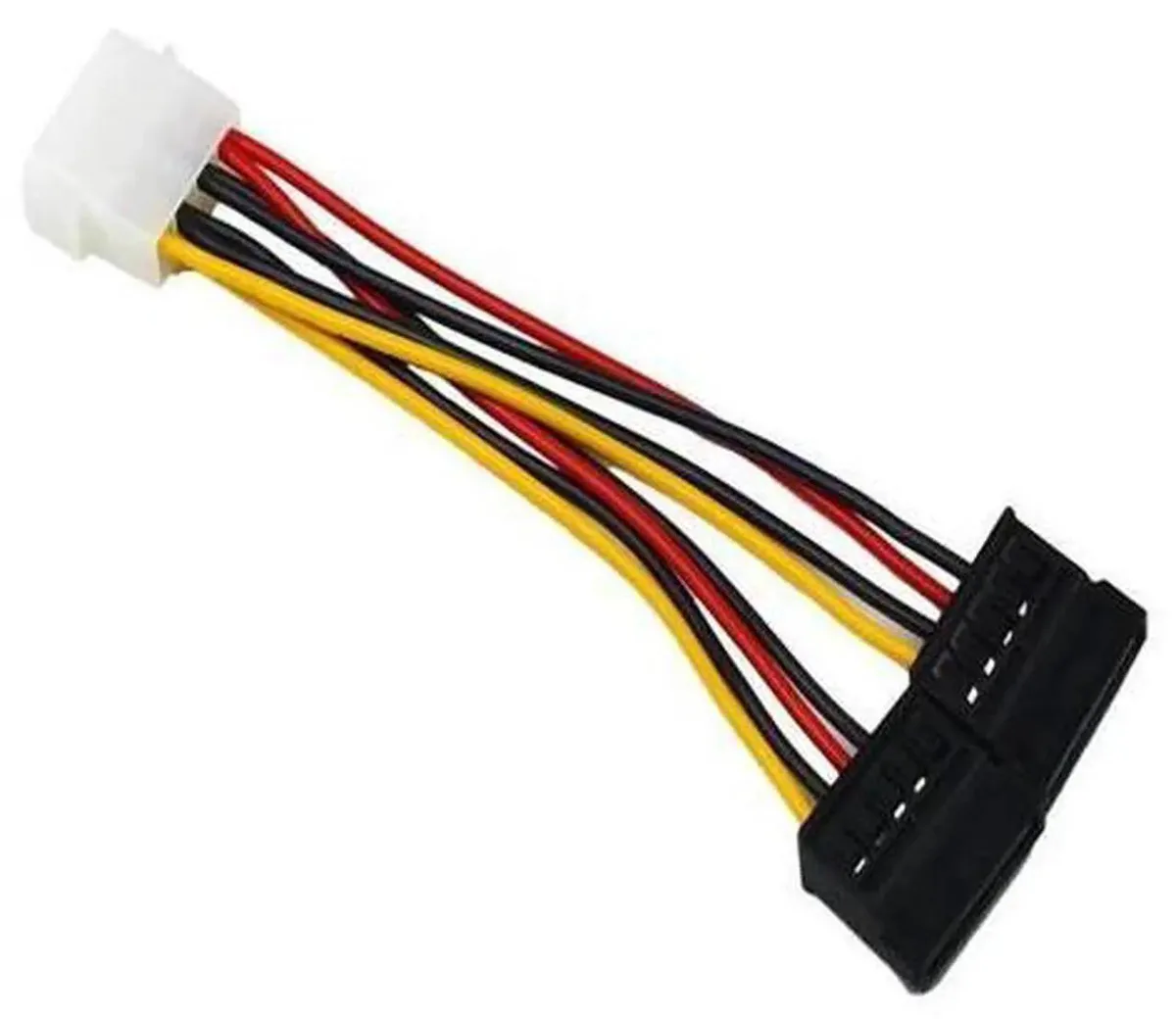 SMUGDESK SMUGDESK 10-Pack 4-Pin Molex to Dual 15-Pin SATA Power Adapter Cable — product photo