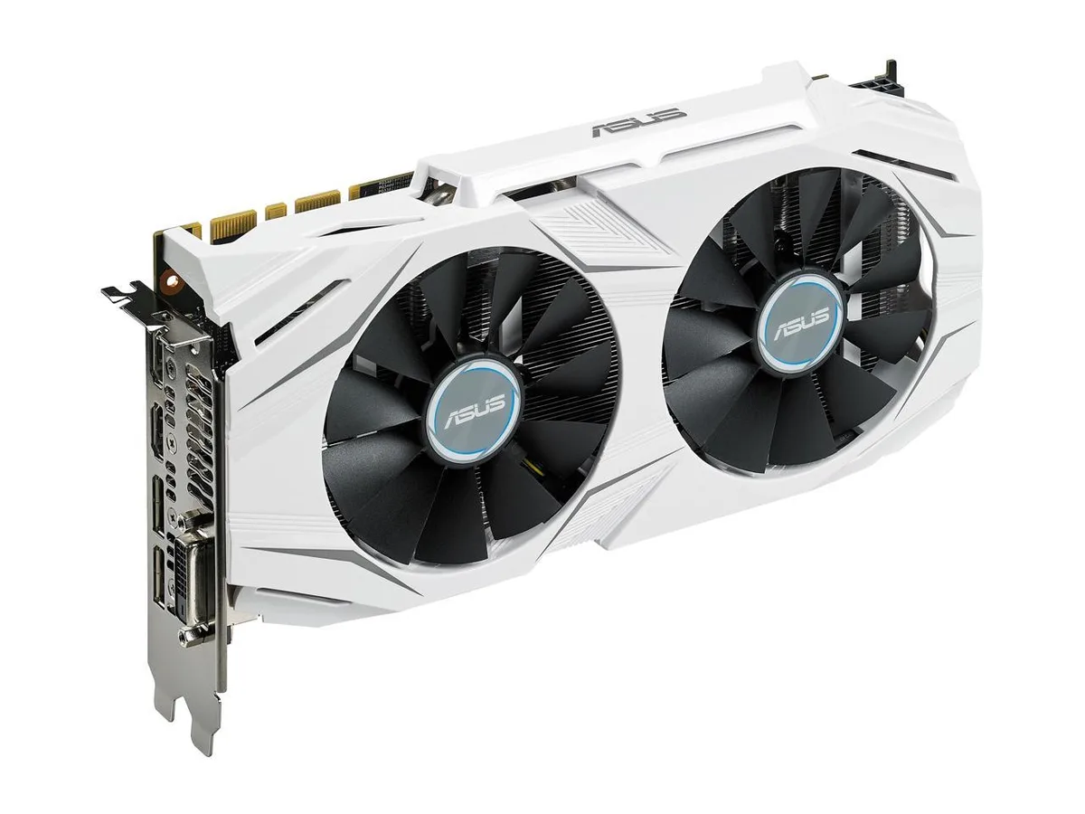 ASUS ASUS Dual GeForce GTX 1070 DUAL-GTX1070-O8G 8GB graphics card — product photo