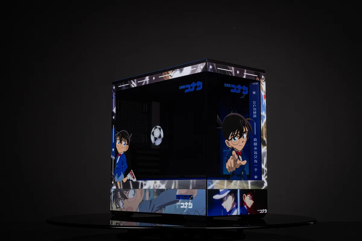 Corn Electronics Corn Electronics Bauhaus Micro-ATX ITX PC Case Detective Conan Edition — product photo