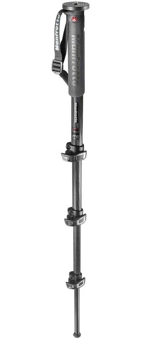 Manfrotto Manfrotto XPRO Monopod+ 4-Section Carbon Fiber — product photo