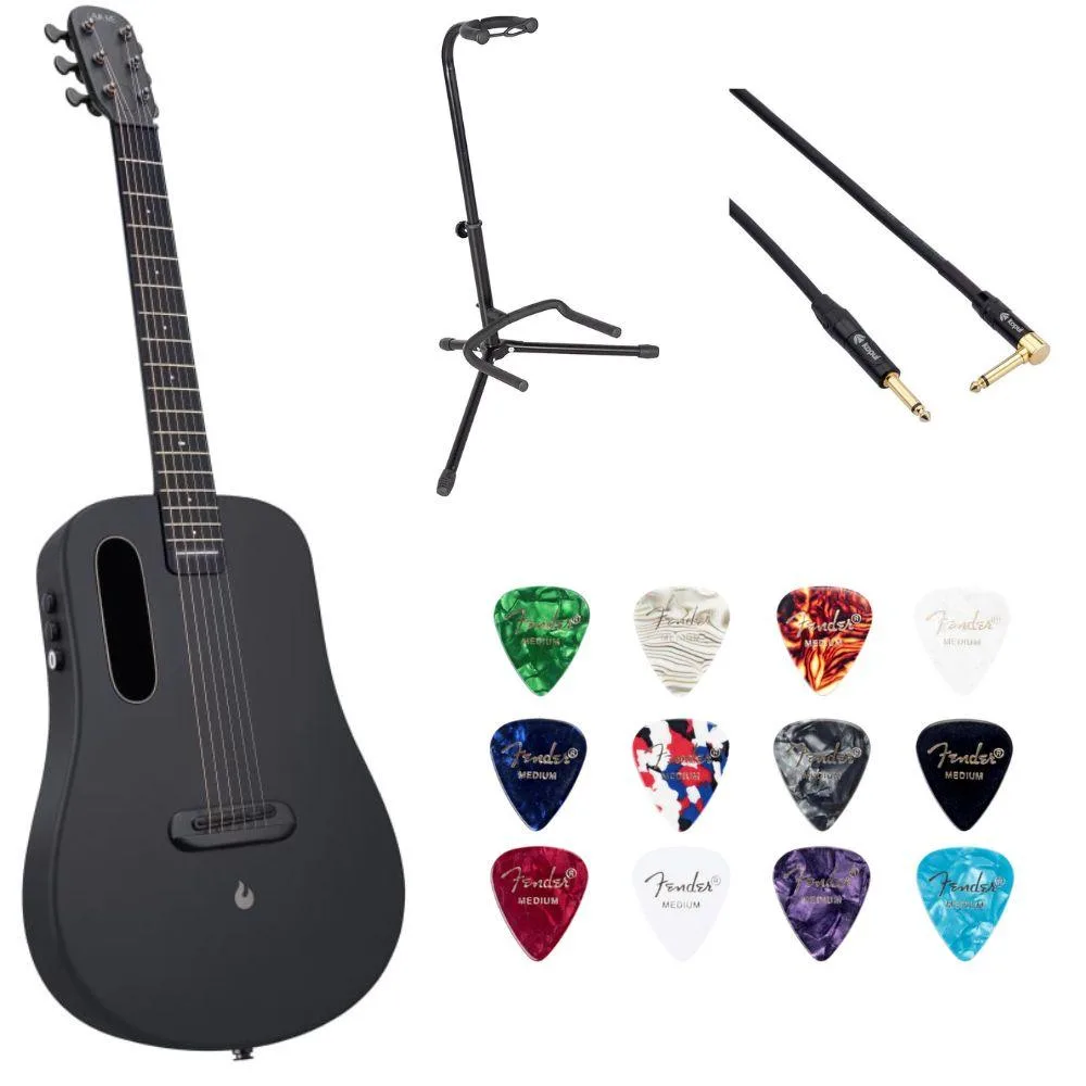Lava Lava ME Air Carbon 36" acoustic-electric guitar bundle — product photo