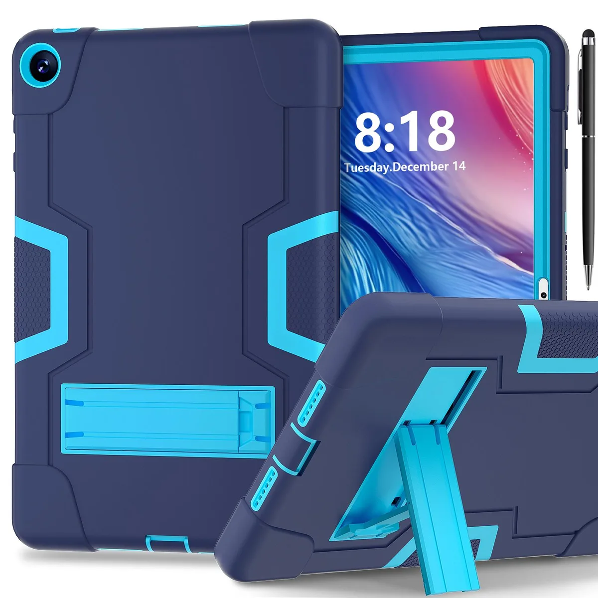 BONAEVER BONAEVER Case for Huawei MatePad SE 10.4 inch 2023 with Kickstand, Stylus Pen Blue — product photo