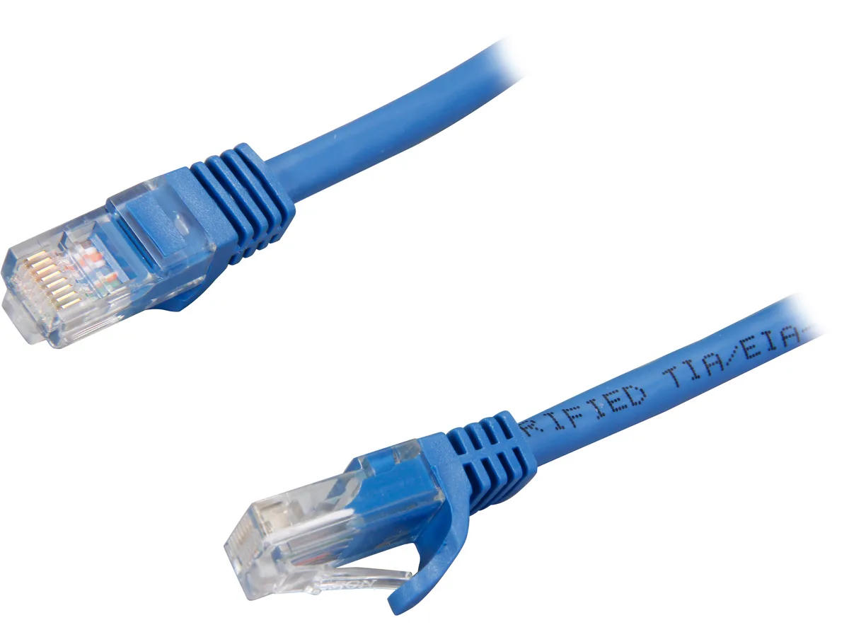 STARTECH STARTECH RJ45PATCH5 network ethernet cable Cat5e 5 ft Blue 24 AWG 350 MHz — product photo