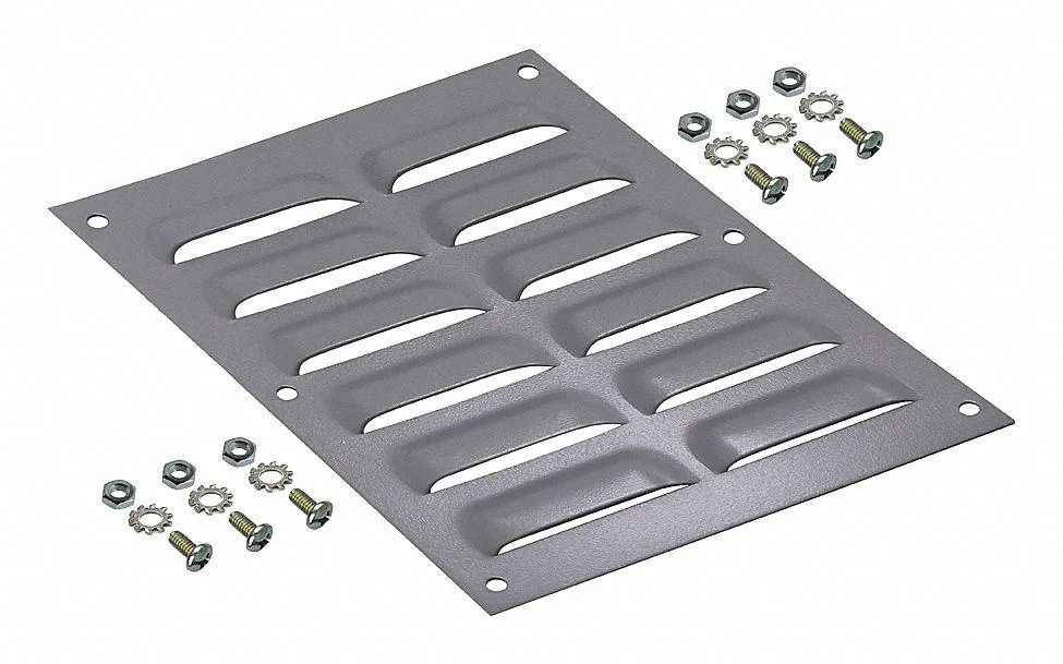 Wiegmann Wiegmann WAVK0606 Louver Plate Kit 7.87 in H x 7.5 in W electrical box — product photo