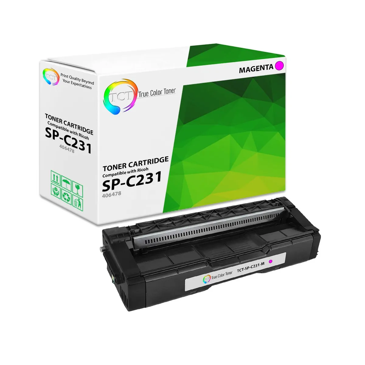 True Color Toner True Color Toner 406346 Magenta Toner Cartridge High Yield 2500 Pages — product photo