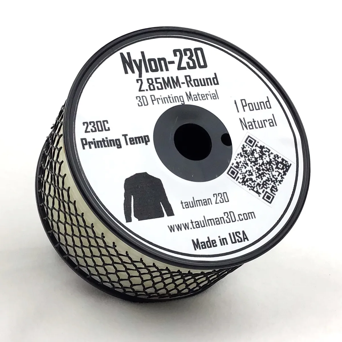 Taulman 3D Taulman 3D Nylon 230 Filament 2.85mm 1lb Natural — product photo