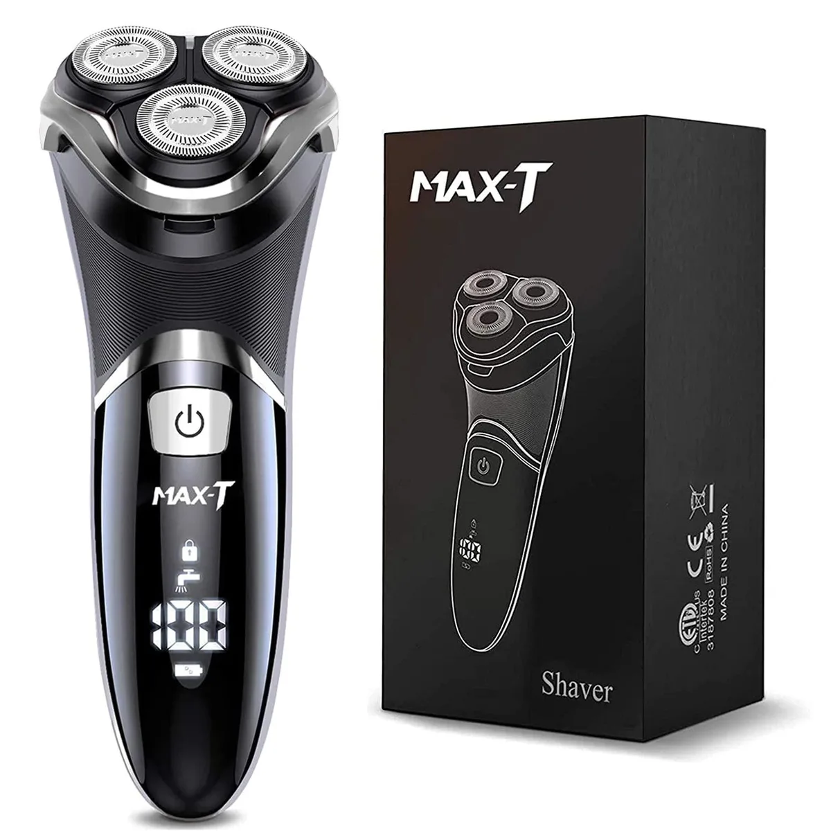 TAURKENAM TAURKENAM 8101 rotary shaver with LCD and pop-up trimmer — product photo