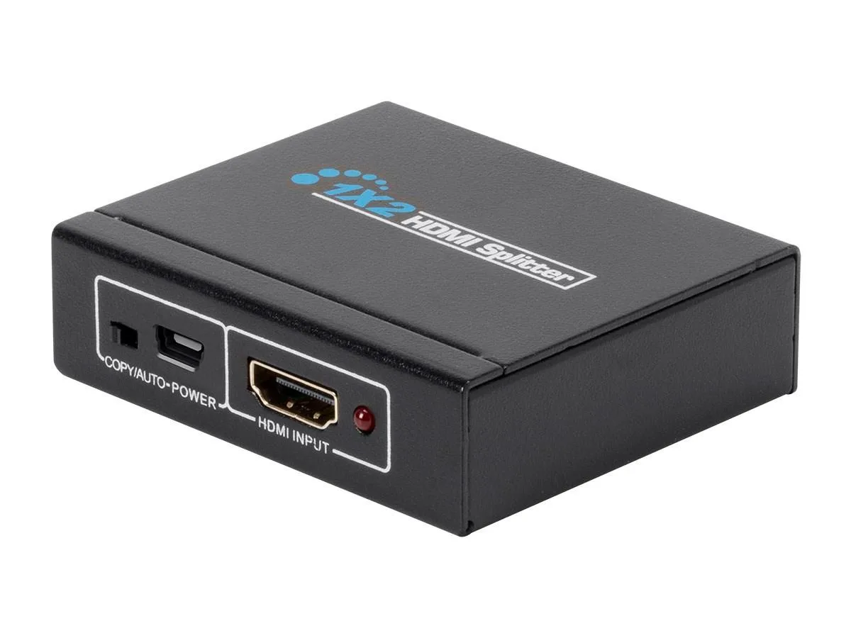 Monoprice Inc. Monoprice Blackbird 4K Mini 1x2 HDMI Splitter USB-Powered 115651 — product photo