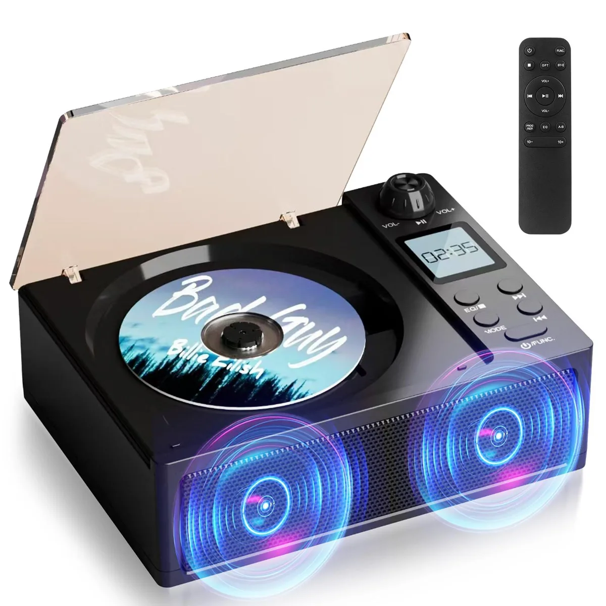  AUDIOVOX BT-3100 CD player boombox 4000mAh Bluetooth 3W stereo — product photo