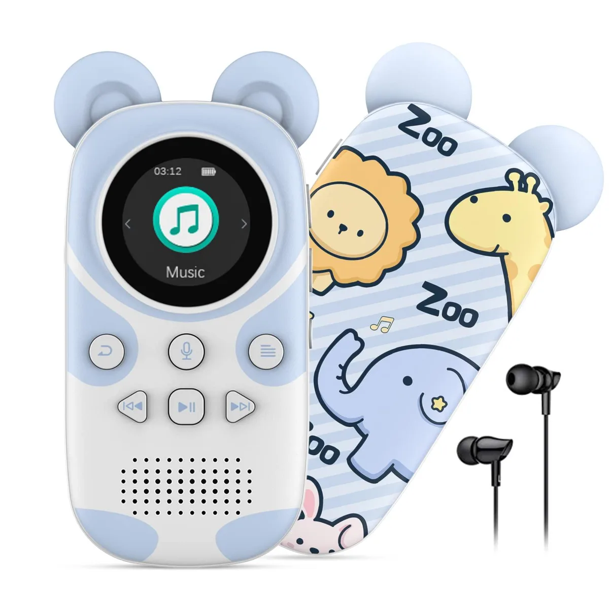  RUIZU X31 64GB Bluetooth 5.3 MP3 Player Zoo — product photo