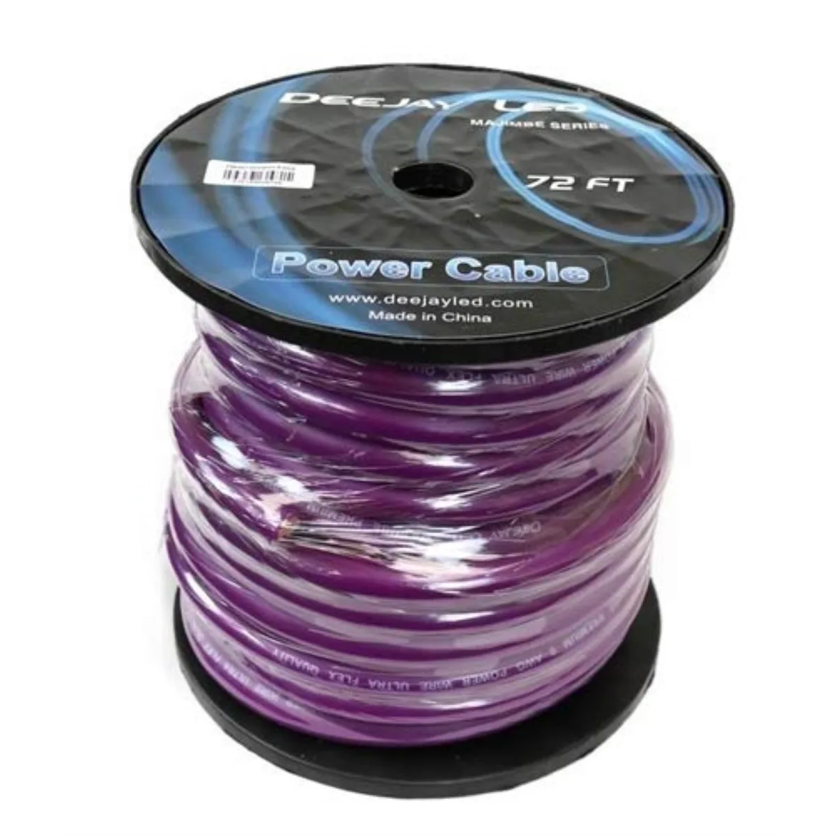 Deejay LED Deejay LED 72 Foot 0 AWG Power Cable PURPLE — product photo