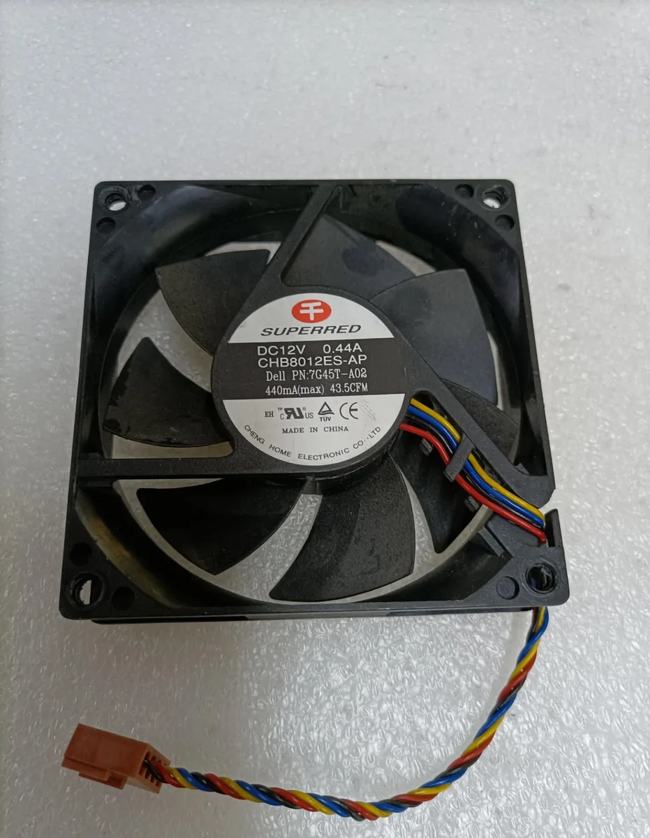 SXDOOL SXDOOL 4-pin 80mm 43.55CFM case fan for Dell 3650 3653 3668 3669MT SUPERRED CHB8012ES-AP — product photo