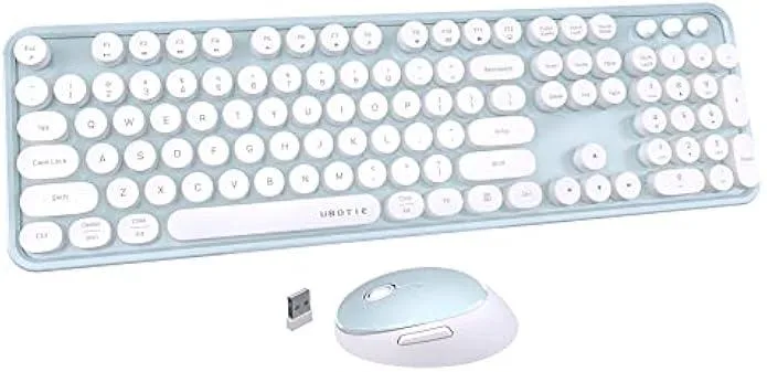 TAURKENAM TAURKENAM Wireless Gaming Keyboard Green-White — product photo