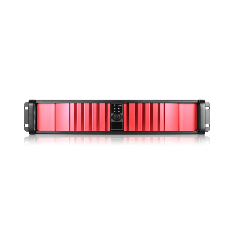 iStarUSA Inc. iStarUSA Inc. D-200SEA-RD-T7SA 2U Server Rack Red Front Bezel — product photo