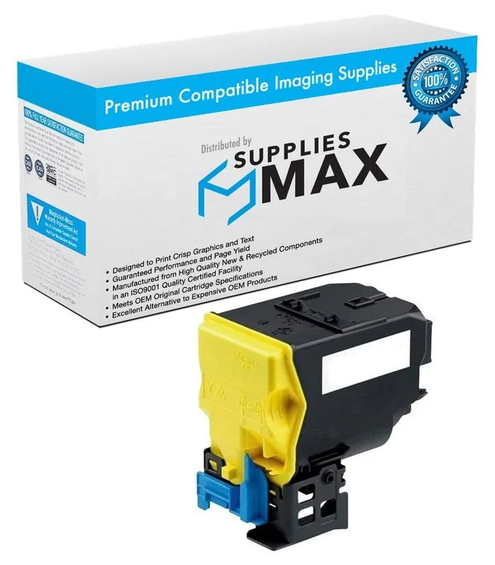 SuppliesMax SuppliesMax KNMA95W230 Yellow Toner Cartridge 12000 Pages — product photo