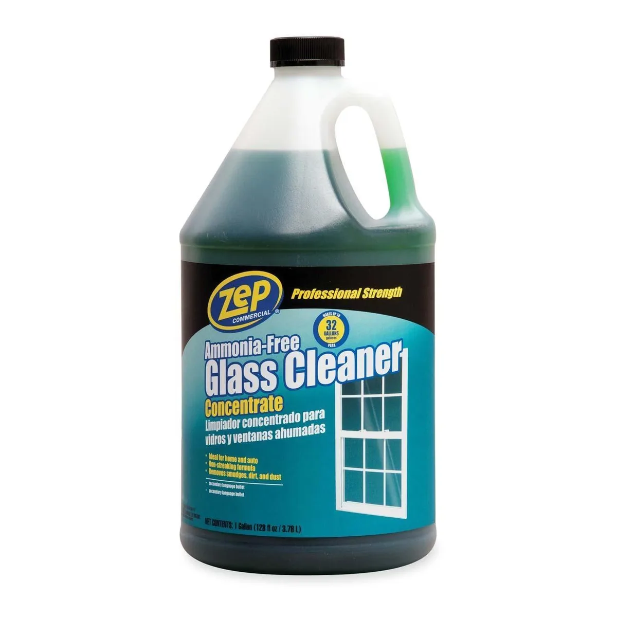 Zep Zep ZU1052128 Ammonia-Free Glass Cleaner 128 fl oz — product photo