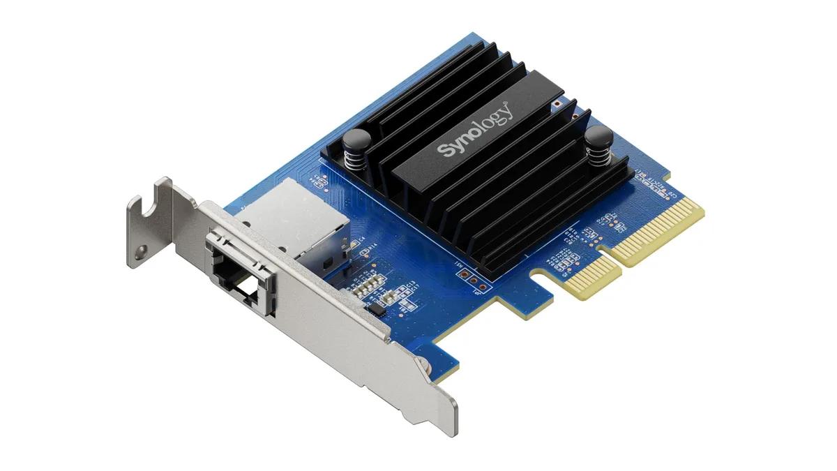 Synology single-port 10GbE network card with one RJ45 connector