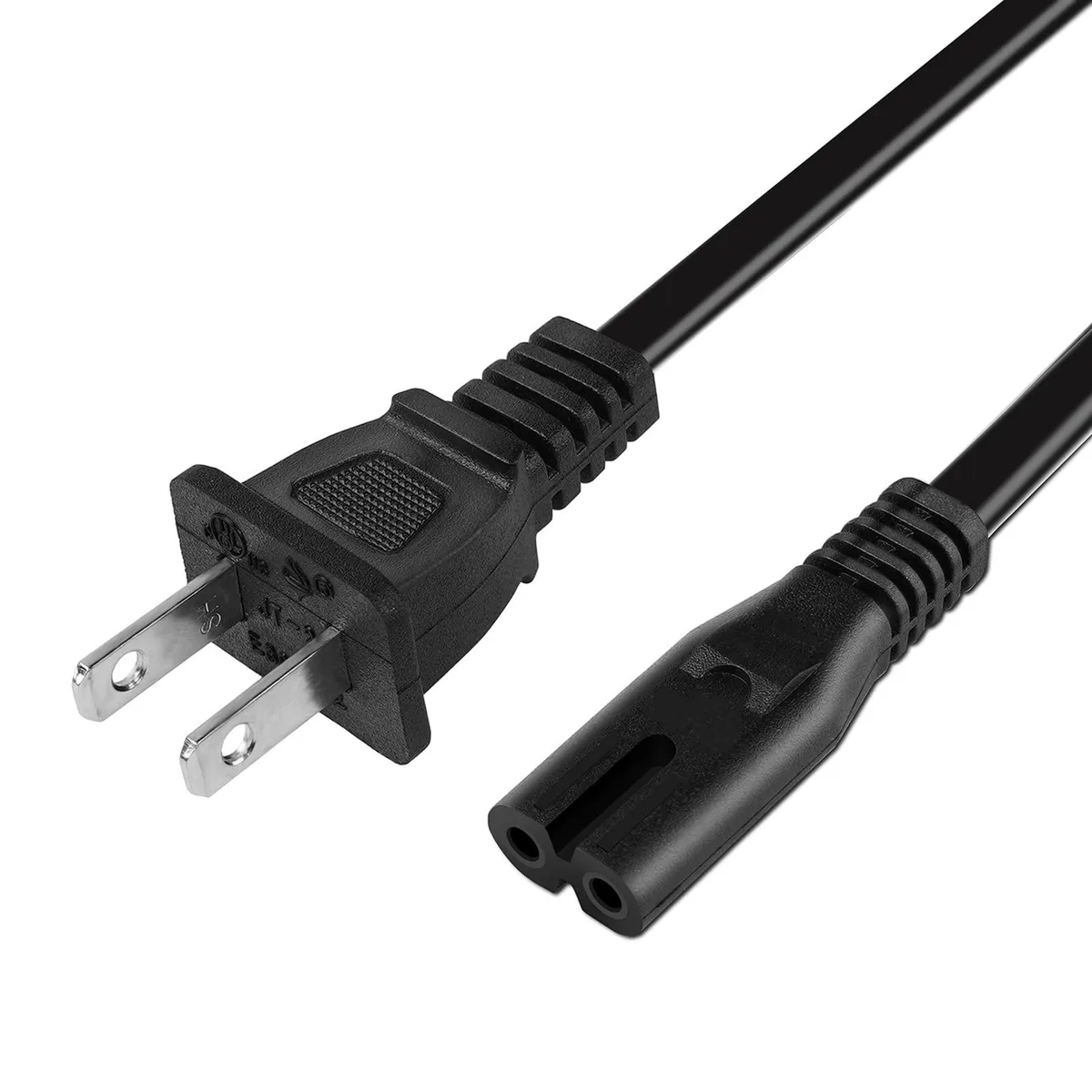  Power Cord for JBL PartyBox 100 110 200 300 310 710 1000 On-The-Go Soundbar 2 Prong Straight Blade Plug — product photo