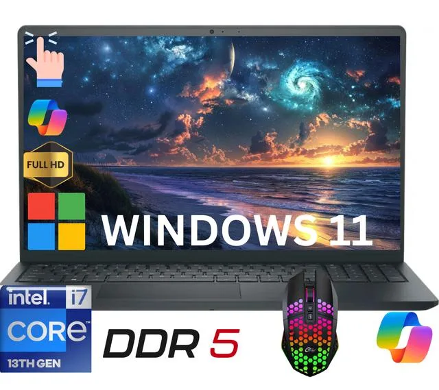 DELL DELL Inspiron Touch 15.6" FHD Touchscreen i7-1355U 24GB DDR5 1TB NVME — product photo