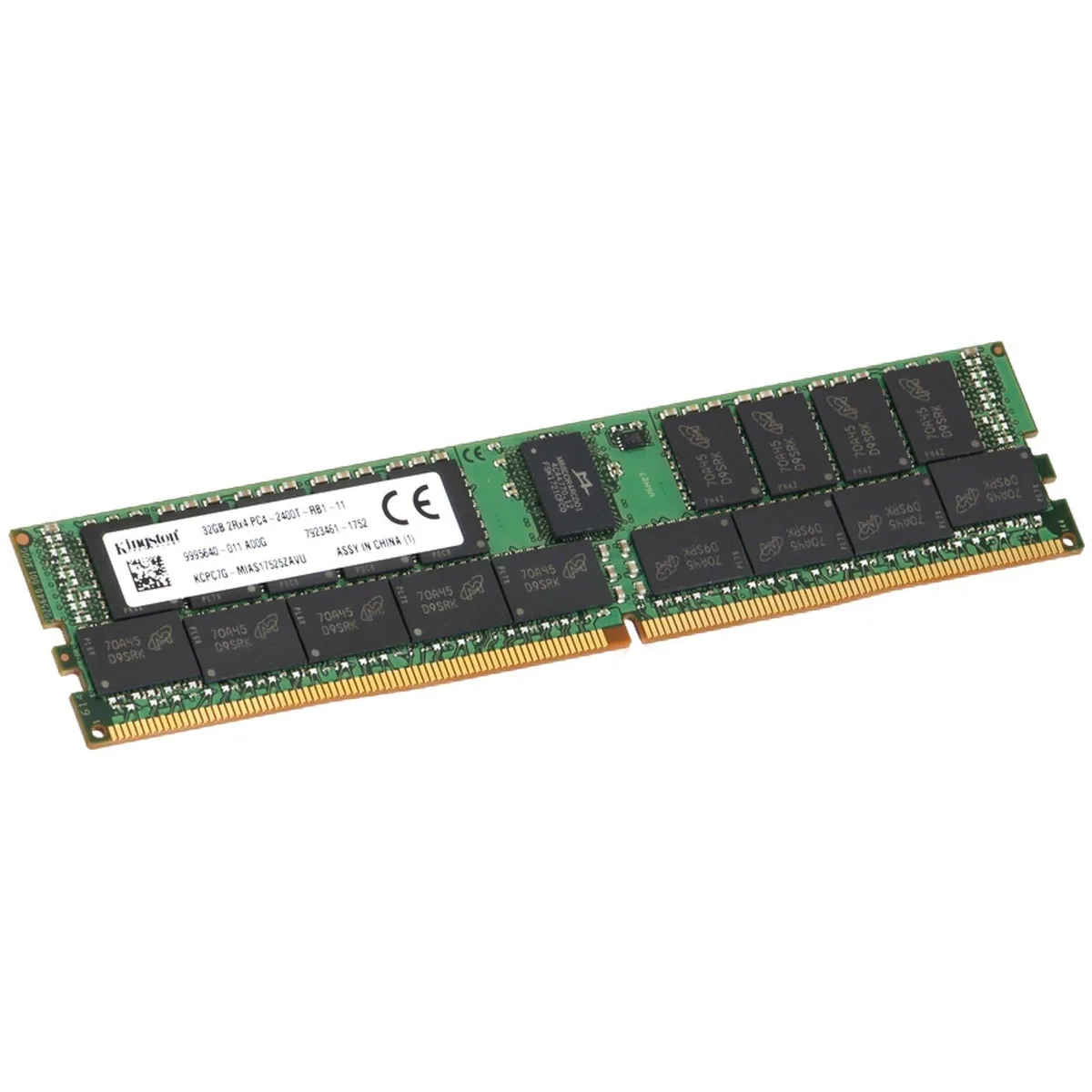Kingston Technology Corp. Kingston Technology Corp. 32GB 2Rx4 RDIMM 2400MT/s KCPC7G-MIAS175261SBU — product photo