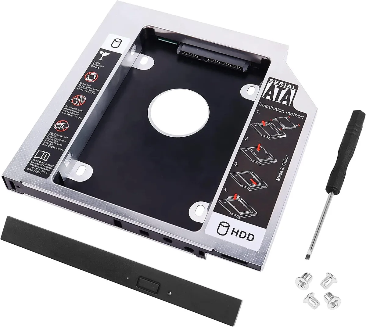 Werleo Werleo 12.7mm SATA HDD caddy for CD/DVD drive slot — product photo