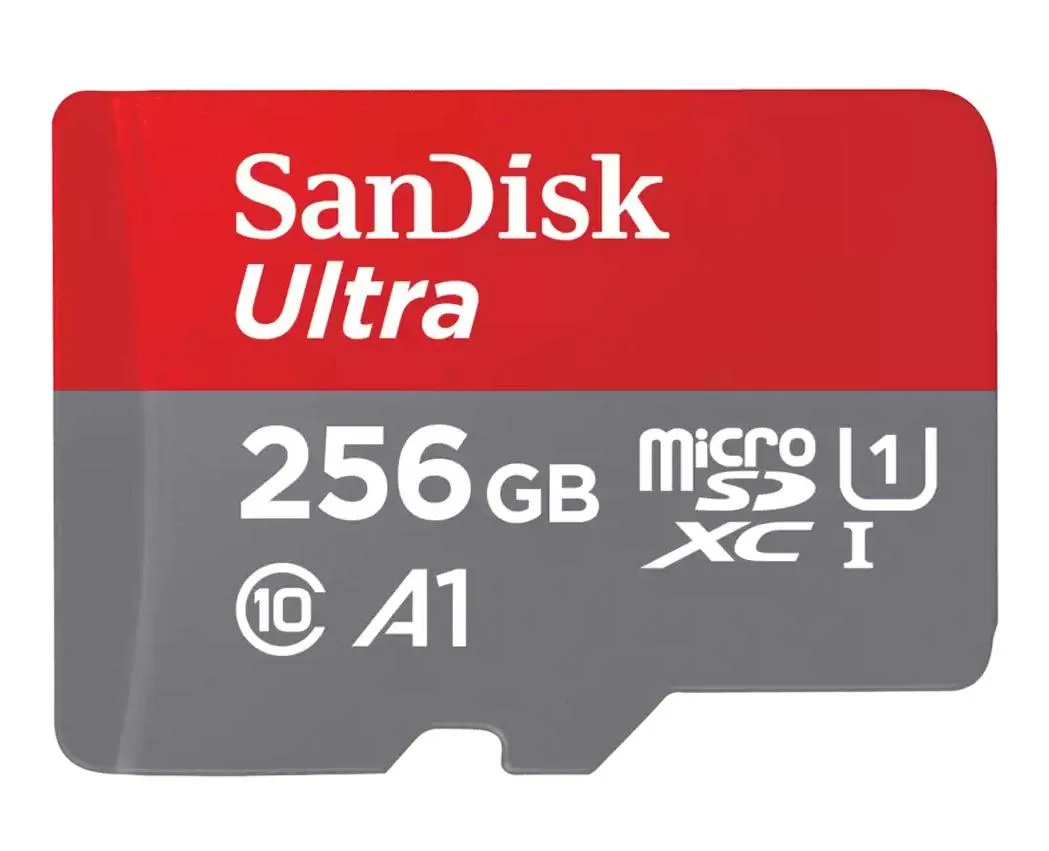 SanDisk SanDisk Ultra microSDXC 256GB A1 Class 10 150MB/s memory card — product photo