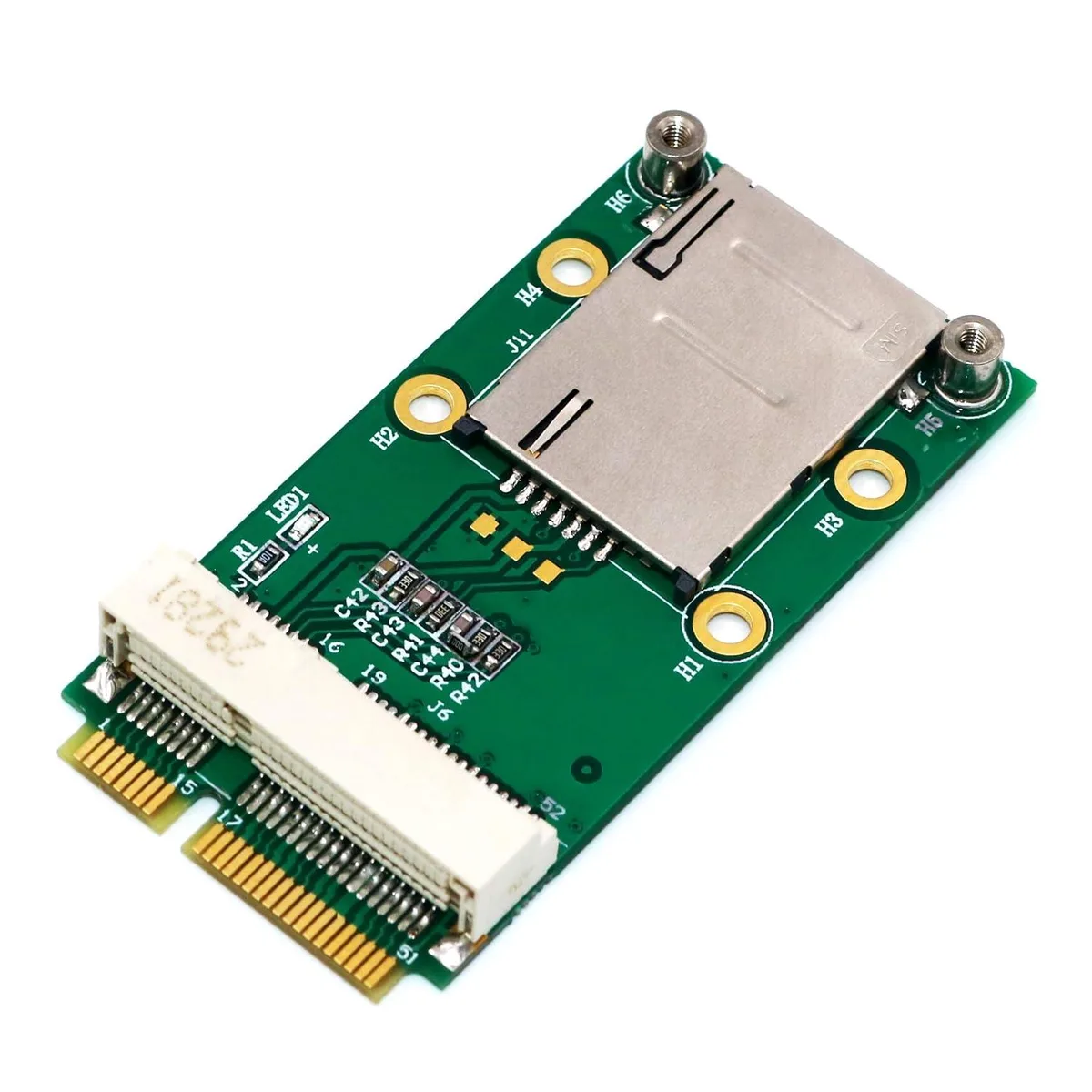 Fervit Fervit Mini PCI-E Adapter with SIM Card Slot 30x60mm — product photo