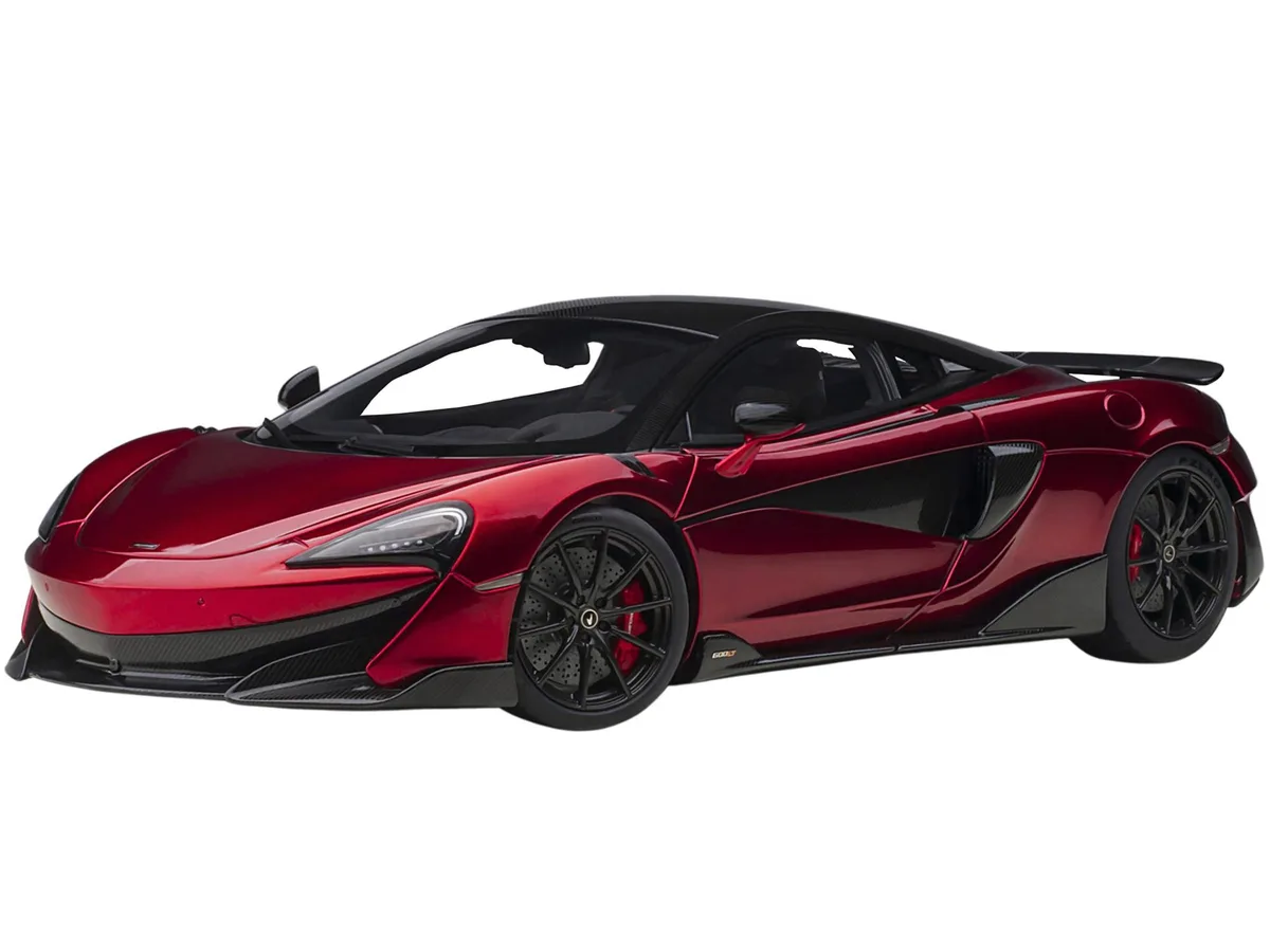 Autoart Autoart McLaren 600LT Vermillion Red and Carbon 1/18 hobby collectible — product photo