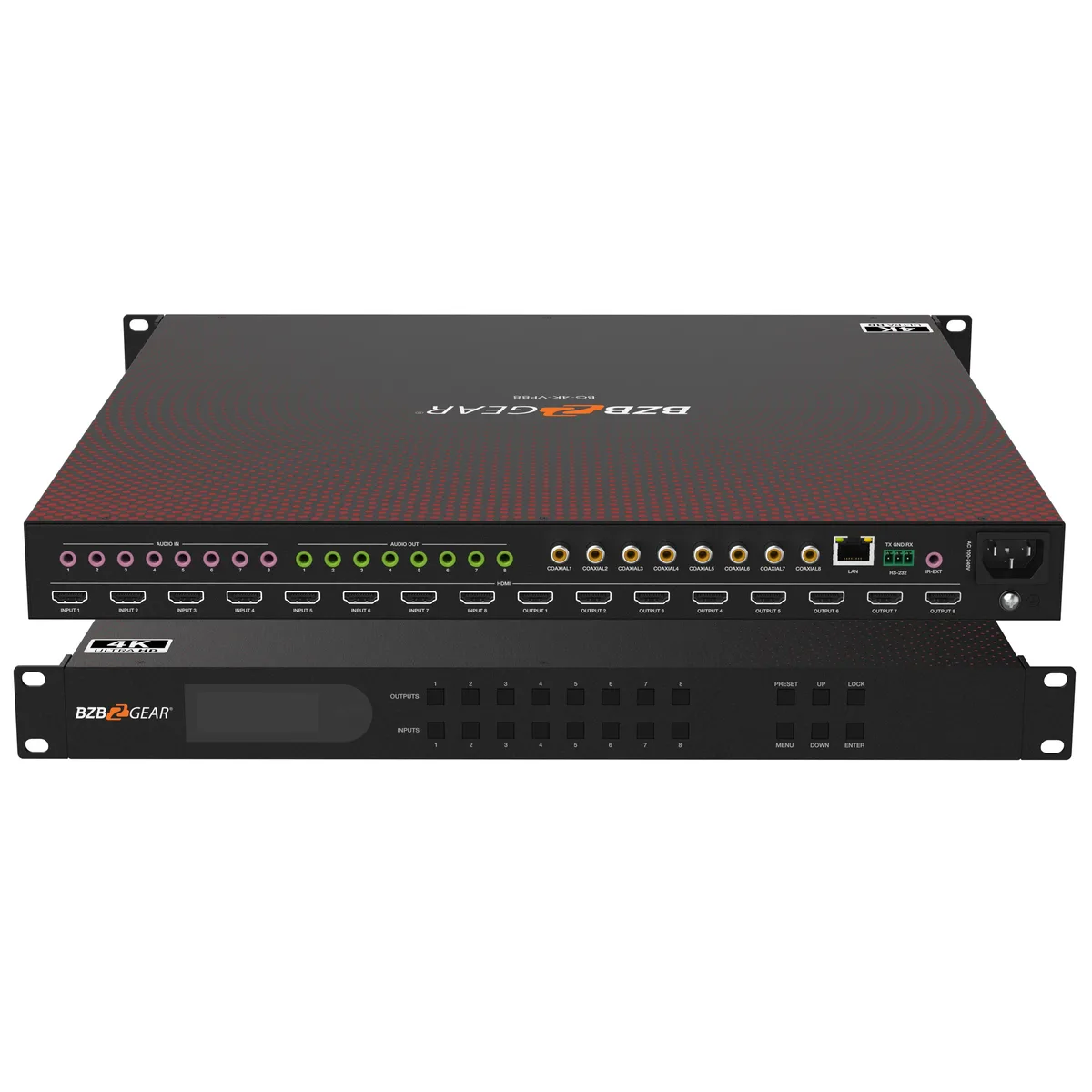 BZBGEAR BZBGEAR BG-4K-VP88 8x8 4K@60Hz HDMI Matrix Switcher — product photo