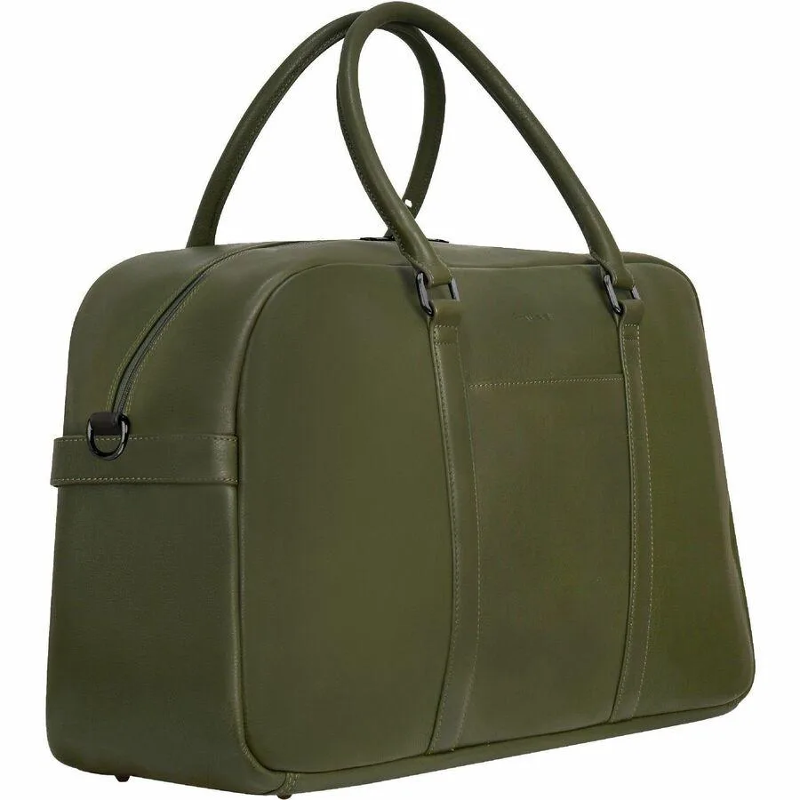 FT Champs FT Champs OB-406-KHAKI Khaki Leather Duffle Bag 20" 10.83 gal — product photo