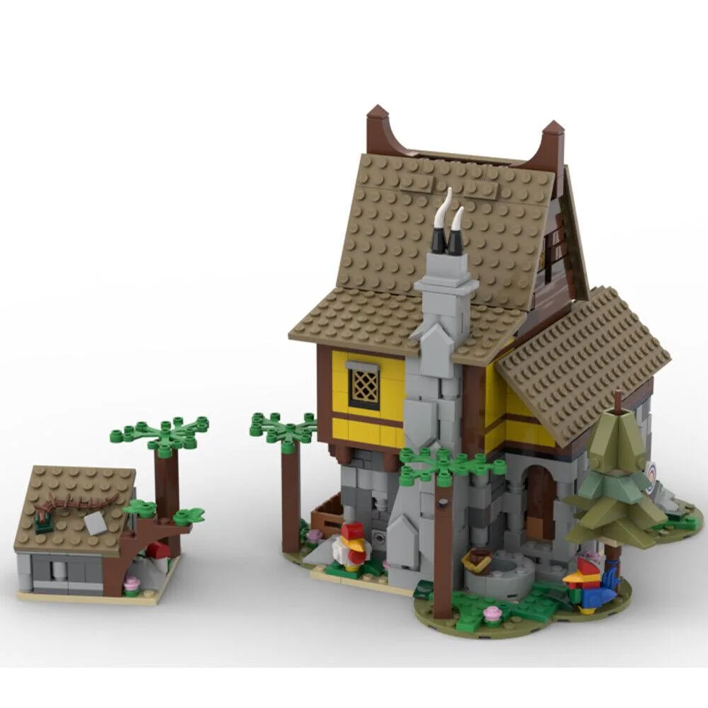ZITIANYOUBUILD ZITIANYOUBUILD MOC-153392 Medieval Cottage Hut 977 Parts — product photo